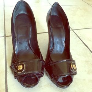 Tory burch wedges sz 71/2 used
